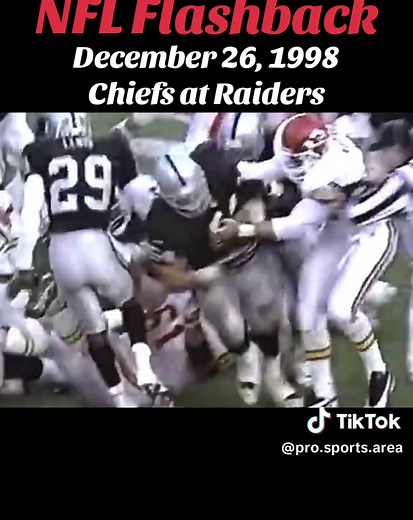 NFL Flashback: Chiefs vs Raiders on December 26, 1998