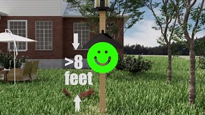 Metal Squirrel Baffle for 4x4 Post, Outside Wooden Pole Mount Squirrel Guards for Bird Feeders, 17 Inch Squirrels Deterrents Stopper to Deter Racoons, Black, 1pcs