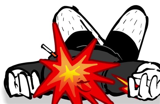 Lazy Boom Animation with Emojis and Digital Art