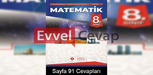 8. Sınıf Matematik Ders Kitabı Cevapları Sonuç Yayınları Sayfa 91 - Evvel Cevap