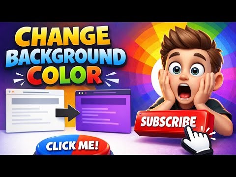 Change Background Color with One Click in JavaScript 😱