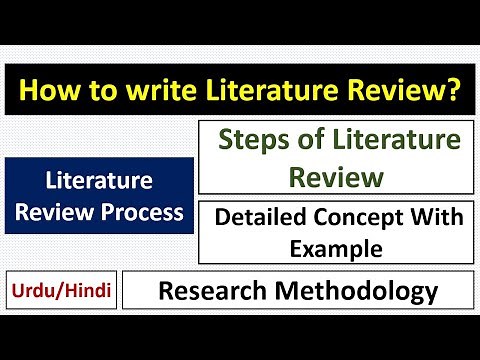 Steps of Literature Review-Process of Literature Review- 6 Steps of Literature Review