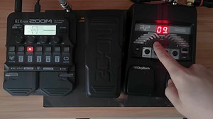 Degitech RP70+ZOOM G1 xfour 综合效果器能不能串联之SOLO 音色