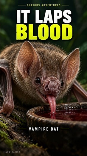 How Vampire Bats Really Drink Blood