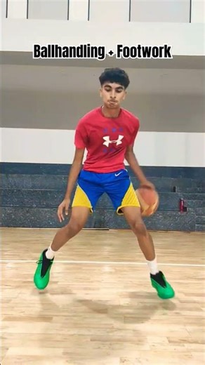🚨Elite Ball Handling + Footwork Combo🔥#basketball #basketballtraining #footwork #basketballskills