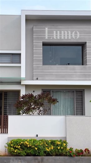 Arun & Associates on Instagram: "LUMO | KARUR A home that finds beauty in restraint and balance in simplicity. Located on the serene outskirts of Karur, Lumo exemplifies contemporary minimalism — where every line, light, and material is chosen with quiet intention. The layout orbits around a central courtyard, blurring the boundaries between the indoors and the outdoors. Here, light moves freely across open volumes, guiding air and warmth through every space. Muted tones, natural textures, and r