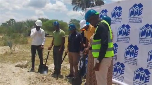 WATCH: The National Housing Enterprise (NHE) officially handed over the Nkurenkuru Extension 3 site to S. Shikongo Construction this morning, marking the groundbreaking ceremony and commencement of servicing 172 erven aimed at providing affordable housing for residents of Nkurenkuru in the Kavango West Region. Video: Annakleta Haikera | Eagle FM Namibia