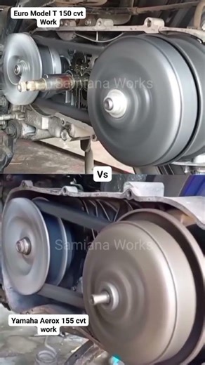Yamaha Aerox 155 and Euro Model T 150 CVT Works