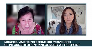 1.8K views · 24 reactions | "When has a politician's statement ever been accurate?" Former NEDA chief Winnie Monsod alleges that the push to amend the economic provisions of the Constitution is a "Trojan horse" for politicians, claiming that their real objective behind charter change is the extension of term limit. #ANCHeadstart | ANC 24/7 | Facebook