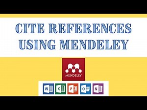 How to Cite References using Mendeley (Complete Guide)