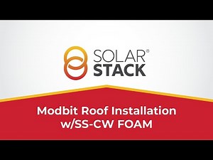 Solar Stack Installation Modified-Bitumen Roof - Cold Weather