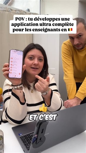 Les préparations de mathilde🇧🇪 | Pour les enseignants on Instagram: "✨ NOUVEAUTÉ ✨ L’application Les Prépas de Mathilde, avec le JDC numérique intégré, arrive à grands pas!! 🇧🇪 Je travaille dessus en ce moment avec un ami …Flo qui est juste brillant et qui m’aide à tout concrétiser … et je peux vous dire qu’on est en train de créer quelque chose de solide, pensé pour le terrain et TRÈS facile à utiliser !! Dans cette vidéo, je vous dévoile un petit bout des coulisses de la conception 👀 Et c