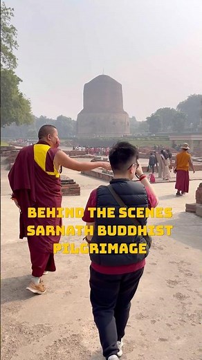 Peaceful Buddhist tour in one of the world’s most holiest places. 🪷✨#DeerPark #sarnath #indiatravel
