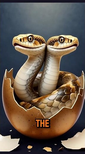 “Two-Headed Snake: Two Brains, One Body 🐍 | Nature’s Strangest Mutation”