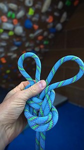 1.7K views · 202 reactions | Double Figure 8 | Bunny Ears This is a great way of tying a figure 8 on a bight and equalising a 2-point anchor. Each loop can be adjusted to a different size. Can also be used to make an improvised seat, although think this may be pretty uncomfortable  | Rise and Summit | Facebook