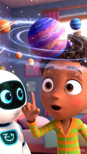 Zippy’s Secret Space Magic! 🌌🤖 The Glowing Planet! #ZippyZoomTV #SpaceMagic #AIAnimation