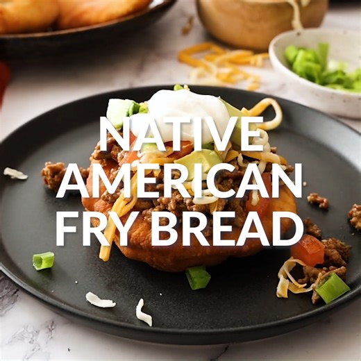 10K views · 69 reactions | Navajo fry bread is a four-ingredient (non-yeast) bread that fries up crunchy and crispy on the outside while light, tasty, and tender on the inside. Customize it to make a savory dinner or a sweet dessert. | Small Town Woman | Facebook