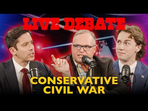 Right Wing Civil War: "Israel & Economy Crisis" HEATED Debate With Michael Knowles | Bar Fight