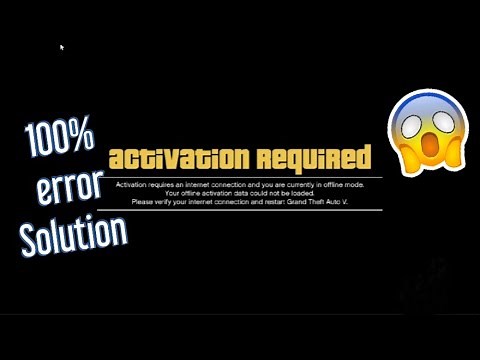 GTA 5 Activation Required Error fixed| 100% working and easy | How to fix Activation Required error