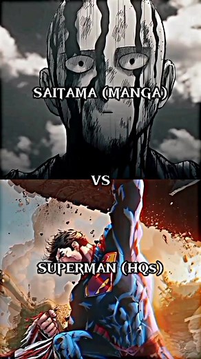 saitama vs superman #saitama #opm #onepunchman #manga #superman #dc #dccomics #vs #batalhadepersonagens #x_nando_edits_x #edit #edits
