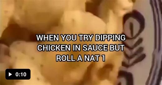 Sauce not saucing - Video