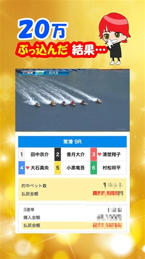【競艇】驚愕！20万ぶっ込んだ結果…