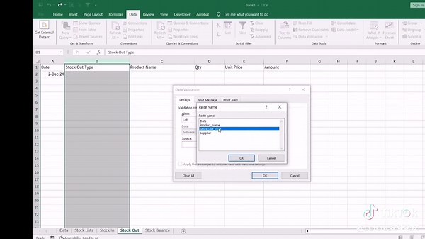 Stock Control Format in Excel: Part 3 Complete