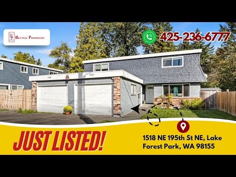 Quick Tour - 1518 NE 195th St, Lake Forest Park, WA 98155