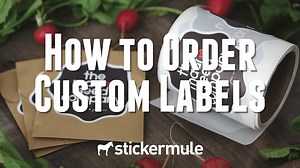 1.9K views · 24 reactions | Custom labels have easy peeling and fast application. Perfect for beverages, food, and cosmetic applications. https://www.stickermule.com/custom-labels Here's how to order them: | Sticker Mule | Facebook