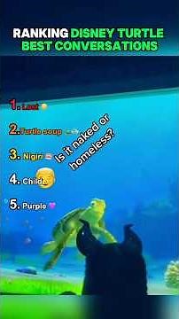 Disney Turtle Moments ✨🐢 #epcot #disney #florida #nemo #crush