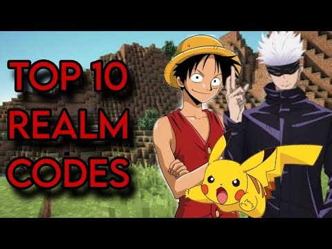 *NEW* TOP 10 BEST REALM CODES FOR MINECRAFT BEDROCK EDITION!