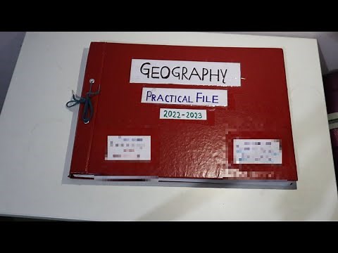 GEOGRAPHY PRACTICAL FILE - Class 12th (2022-23) | Chapters: 1, 2, 3 and 6 |