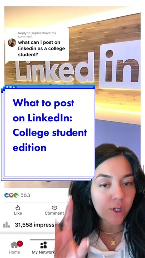 LinkedIn Posting Ideas for College Students
