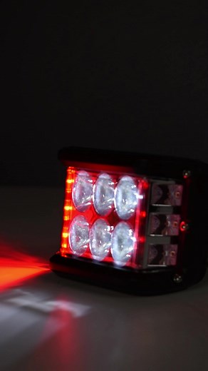 Illuminate safely, respond effectively! 🚨 Discover the UBL Color Flood Mini Pair's 360° coverage with white & colored LEDs. Perfect for emergency situations. Mount easily, light brilliantly! | Ultra Bright Lightz