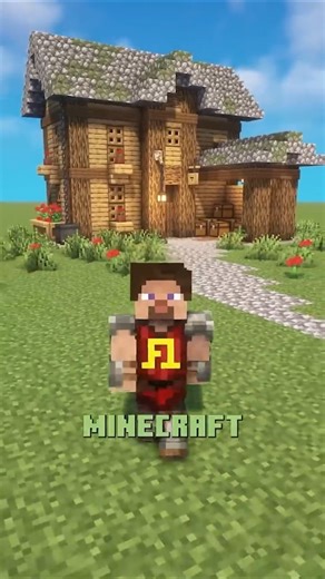 Five steps to instantly upgrade your house in Minecraft! #minecraft #building #crocodileandy