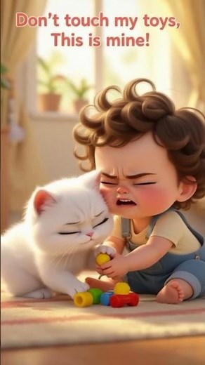 Baby vs Cat Funny Moment 🍼🐾 | Cutest Fight Ever!