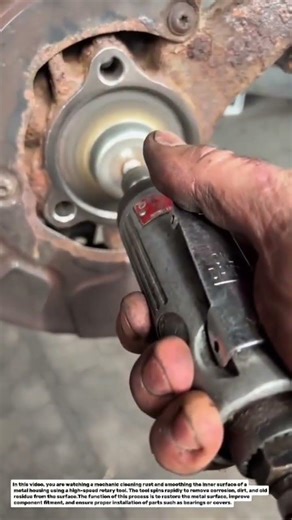 Rust Cleaning & Surface Preparation Using Rotary Tool | Automotive Repair Process.
