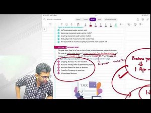 CA Inter -Direct Tax Lecture-2 Basic Concept and Tax Rates May'24
