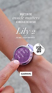 Look good and feel good with Lily 2 — the small, stylish smartwatch designed to do it all. | Garmin