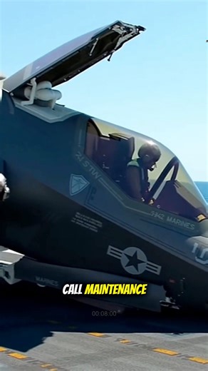 VTOL Takeoff Gone Wrong – F-35A Front Landing Gear Failure on US Carrier! 🔥 #Amazing #aviation #militarylife #f35b | Stella Aviation