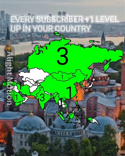EVERY SUBSCRİBER +1 LEVEL UP İN YOUR COUNTRY #country #map #countries #mapping #geography #edit