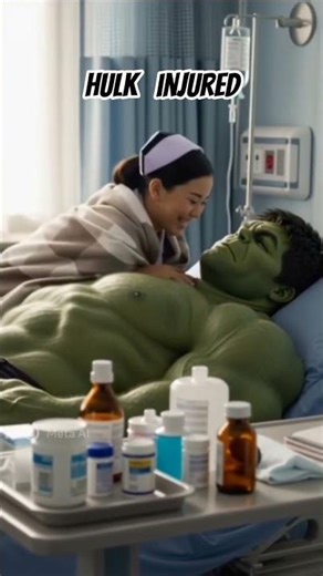 Hulk in injured with hospital admitted doctor chack to body. #hulksmash #birds #happy #100millon.