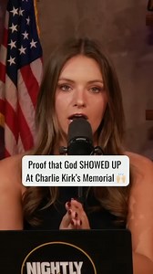 Something absolutely incredible happened at Charlie Kirk's massive memorial service yesterday 👇 "Anyone who was there said that they could feel the Holy Spirit moving in that room." – Hayley Caronia | Dan Bongino