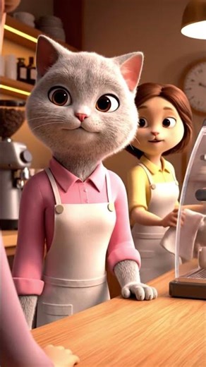 Meow & Tear 😿💧 | From 20 Rejections to Dream Job #cat #shorts #funny