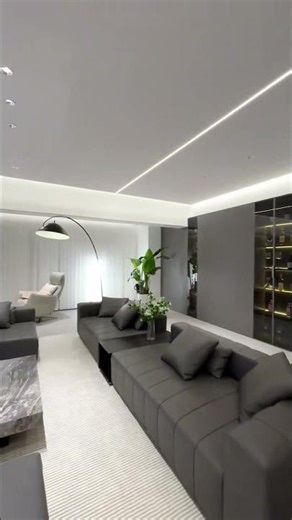 Ultra Luxury Living room With Executive Interior
