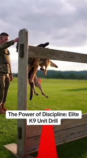 The Power of Discipline: Elite K9 Unit Drill #militarylife #dogtraining