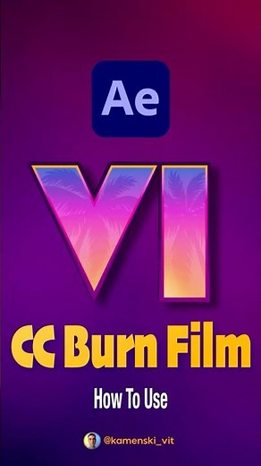 CC Burn Film in After Effects – Easy #Tutorial for Realistic Burning #transition Effect!