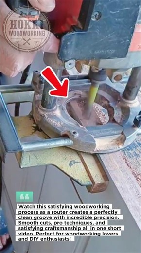 Perfect Router Groove Technique for Clean Woodworking Cuts 🔥