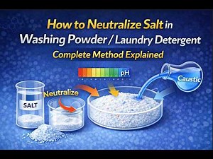 How to Neutralize Salt in Washing Powder / Complete Method Explained