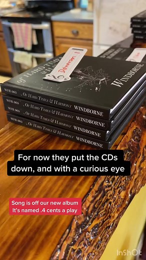 13K views · 406 reactions | Streaming is a scam that doesn’t support musicians. Do you know what does? Coming to live shows and buying merch like our new books (with albums inside!) | Windborne | Facebook